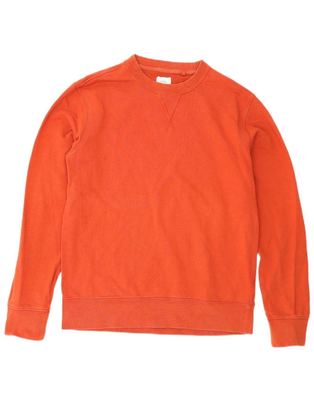 Ανδρική φούτερ Marks & Spencer Jumper Μεσαίο πορτοκαλί βαμβακερό