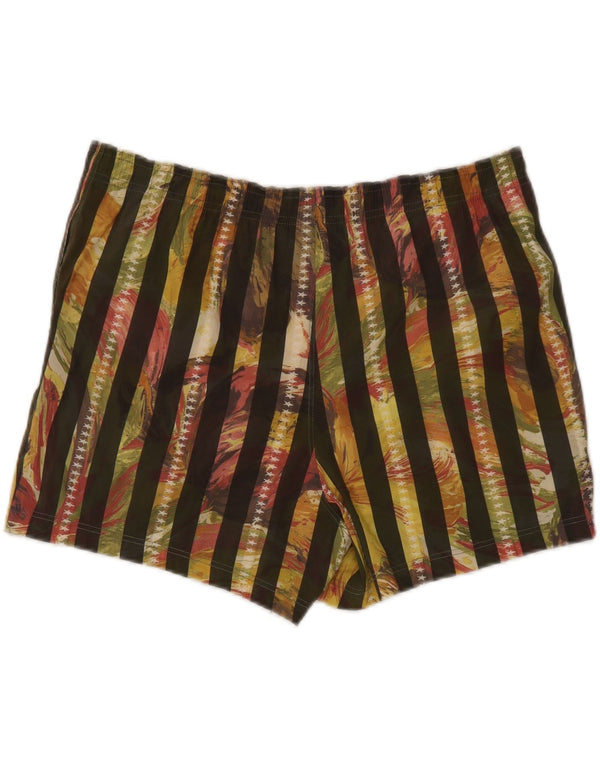 Ανδρικό σορτς κολύμβησης FILA IT 56 3XL Χακί ριγέ