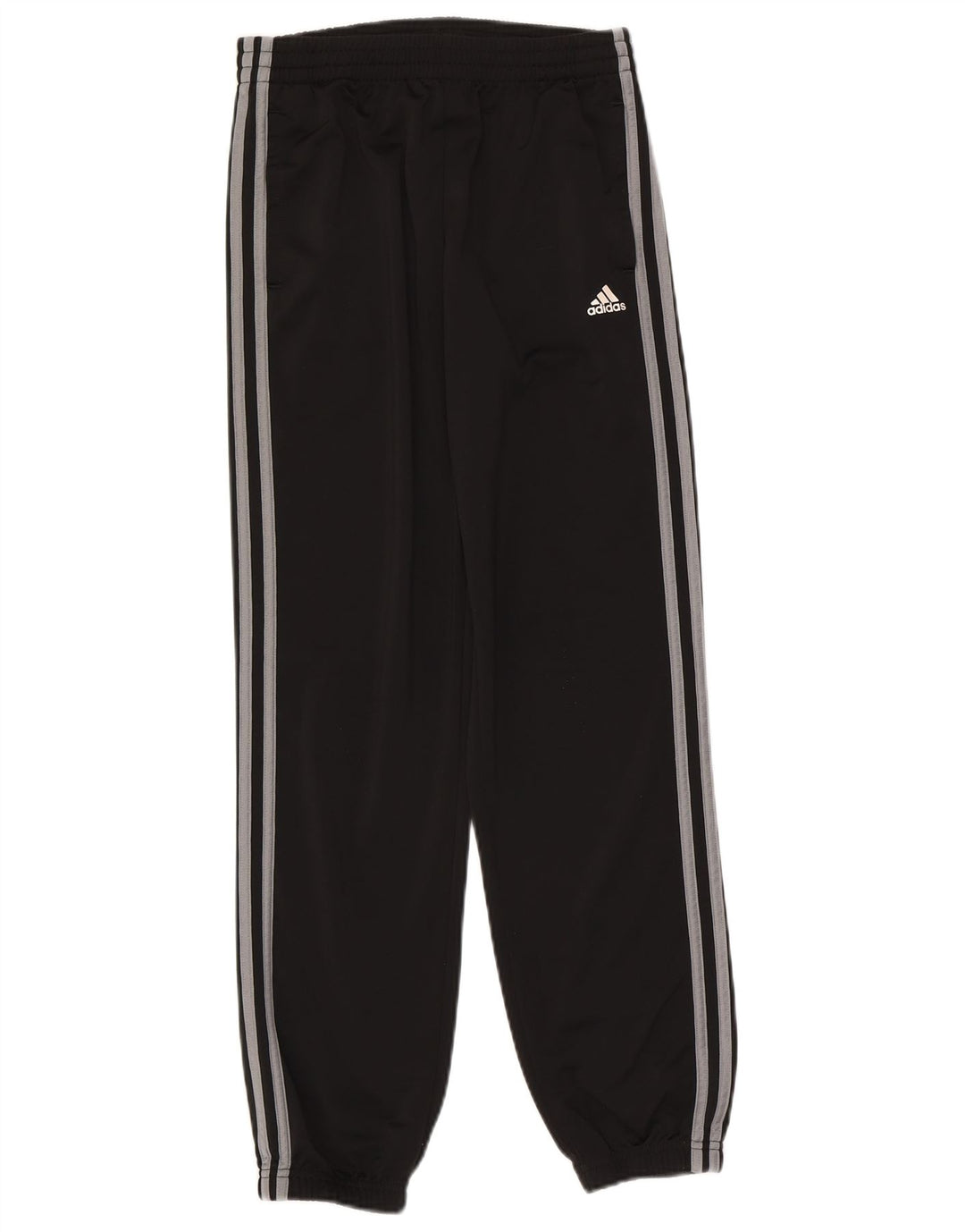 Adidas Boys Tracksuit Trousers Joggers 13-14 Years Black Polyester