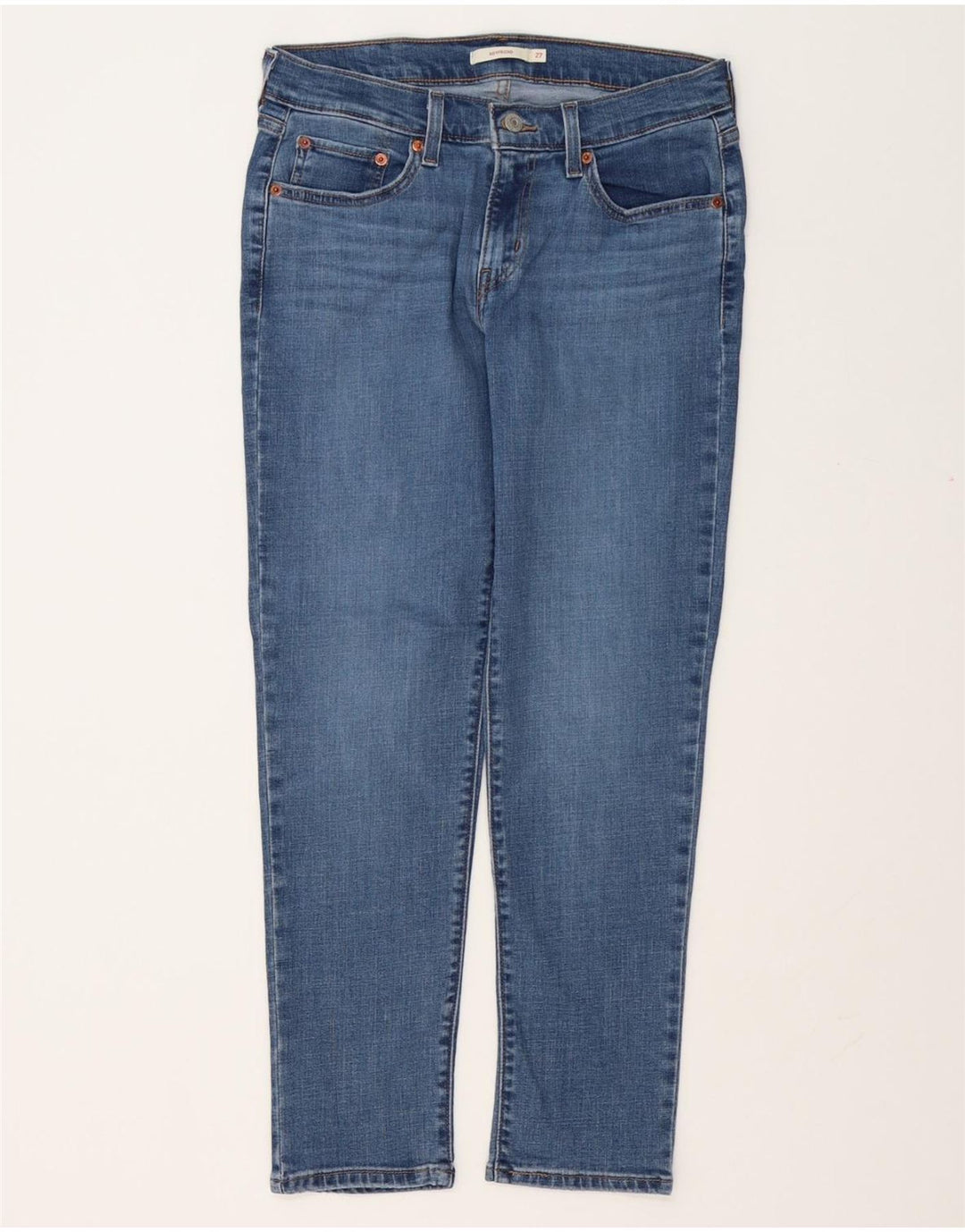 LEVI'S Γυναικείο Boyfriend Slim Jeans W27 L27 Μπλε βαμβακερό