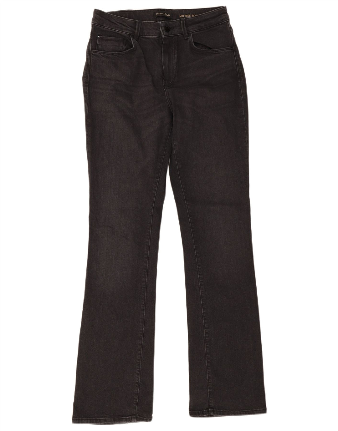 Massimo Dutti Γυναικεία ψηλόμεσα μποτάκια τζιν EU 38 Small W28 L32 Grey