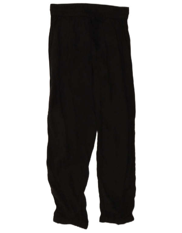 J. CREW Γυναικεία Joggers Casual Παντελόνια US 00 2XS W22 L26 Μαύρο βαμβακερό