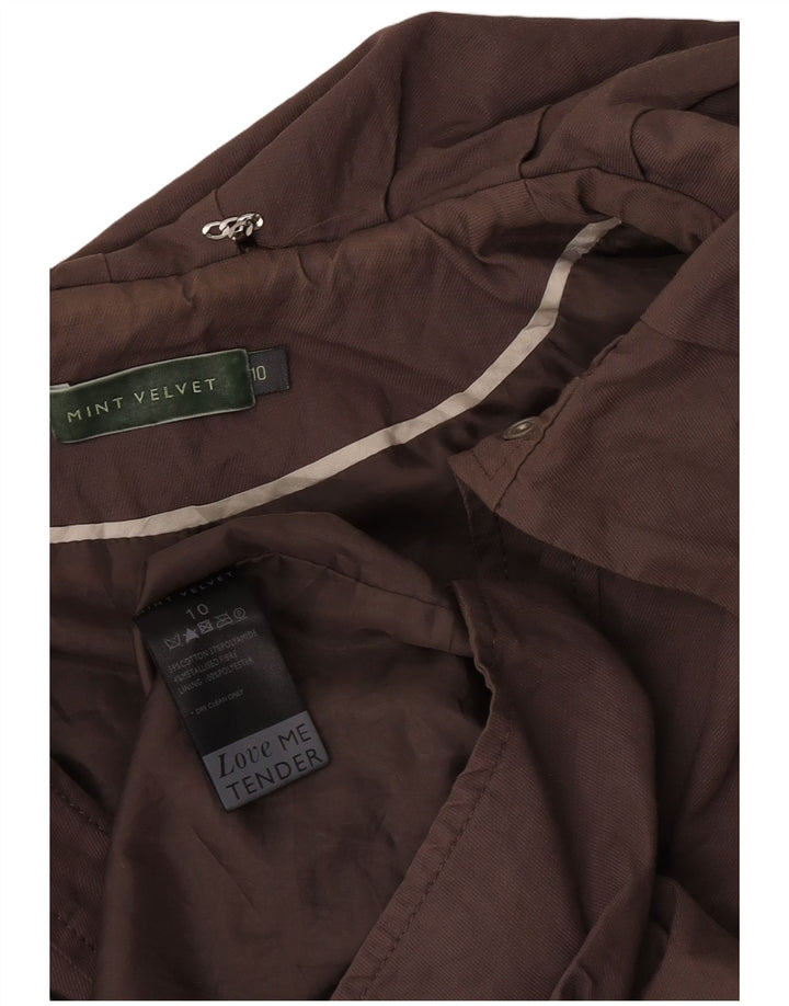 Γυναικείο μπουφάν MINT VELVET Oversized Parka UK 10 Small Brown βαμβακερό