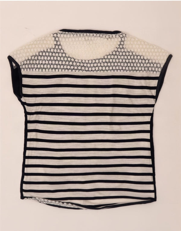 Γυναικεία μπλούζα Tommy Hilfiger Top UK 6 XS Navy Blue Colorblock Viscose