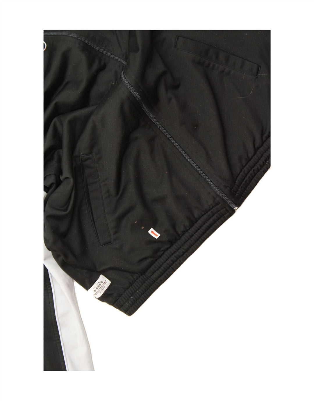 DIADORA Ανδρική φόρμα φόρμας γραφικών Top Jacket UK 40 Medium Black Colourblock