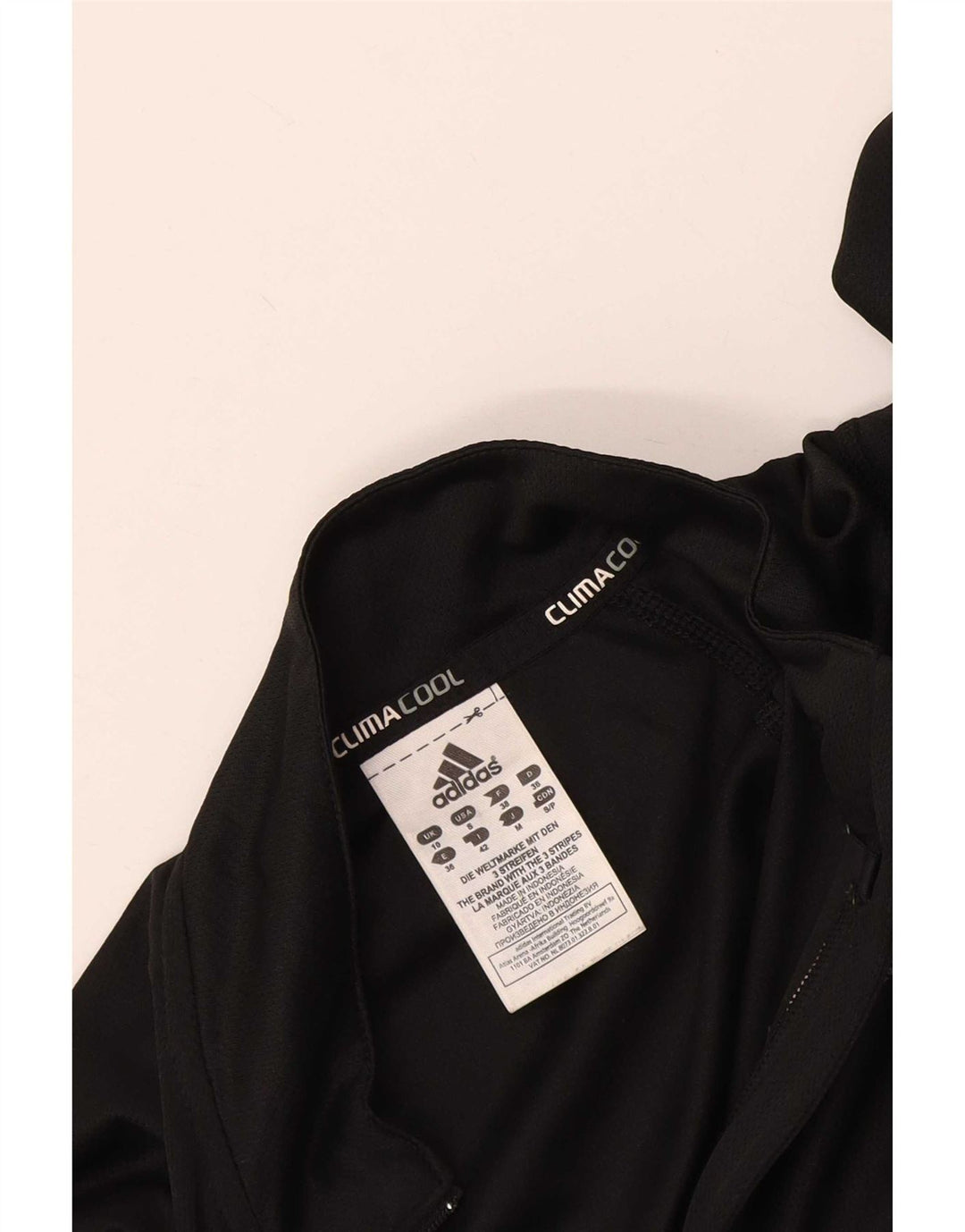 Adidas γυναικεία φόρμα πουλόβερ με φερμουάρ Climacool Top UK 10 Small Black
