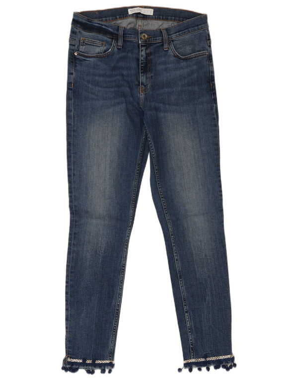 Zara Γυναικείο Slim Jeans EU 38 Small W28 L27 Μπλε βαμβακερό