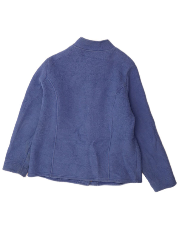 Marks & Spencer Γυναικείο Fleece Jacket UK 14 Large Blue Polyester