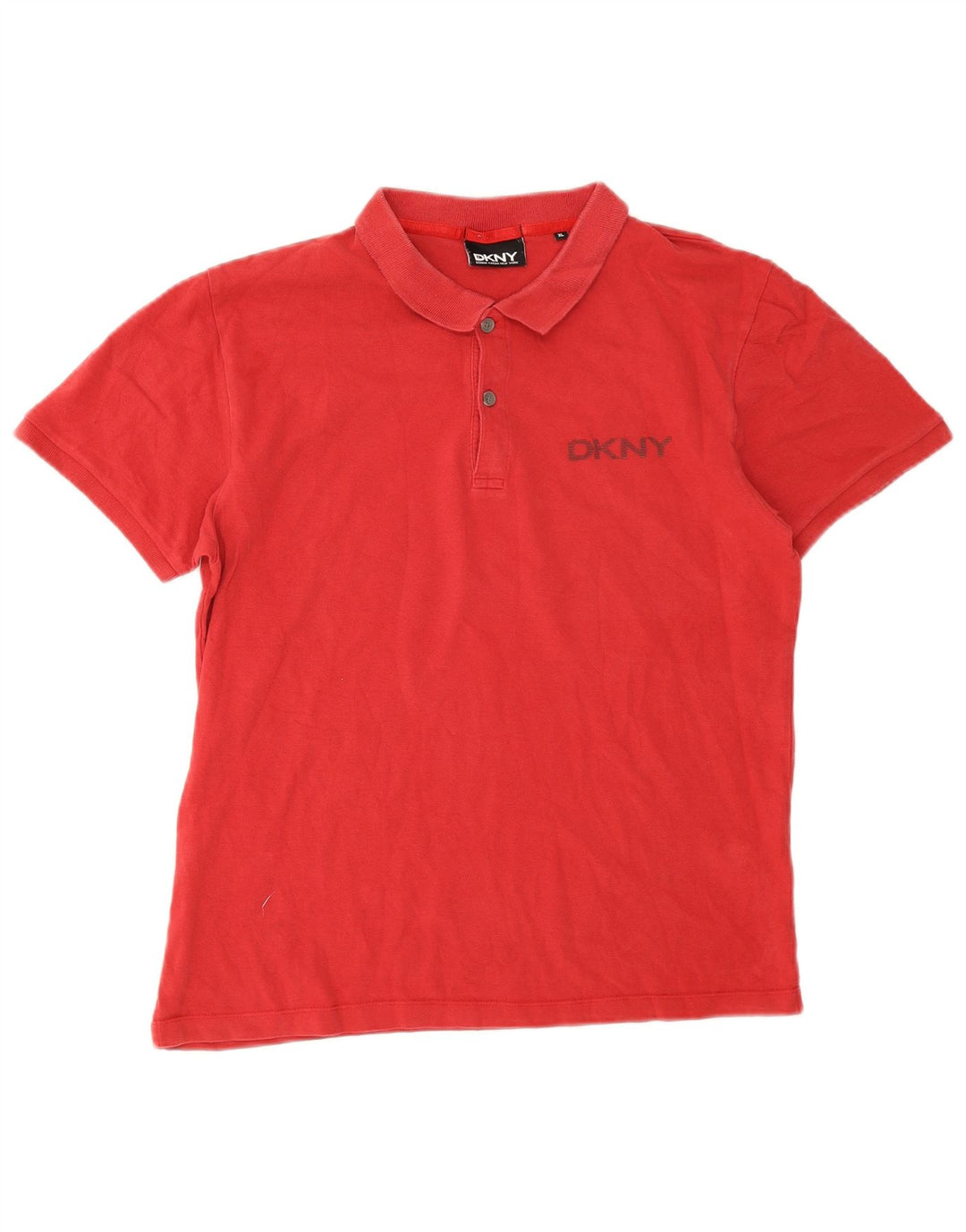 Ανδρικό μπλουζάκι πόλο Dkny XL κόκκινο βαμβακερό