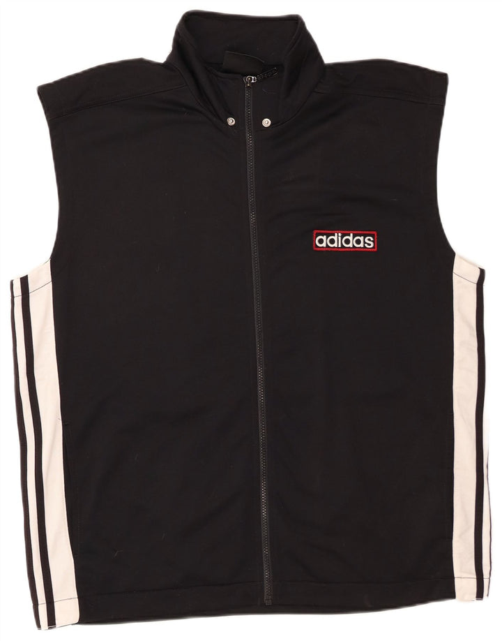 Ανδρική φόρμα γυμναστικής Adidas Top Jacket UK 40/42 Medium Black Colourblock