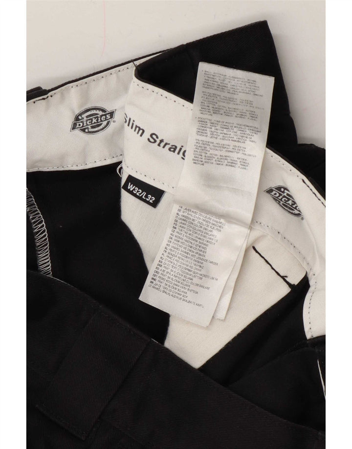 Dickies Ανδρικό ίσιο παντελόνι Chino W32 L32 Μαύρο πολυεστέρα