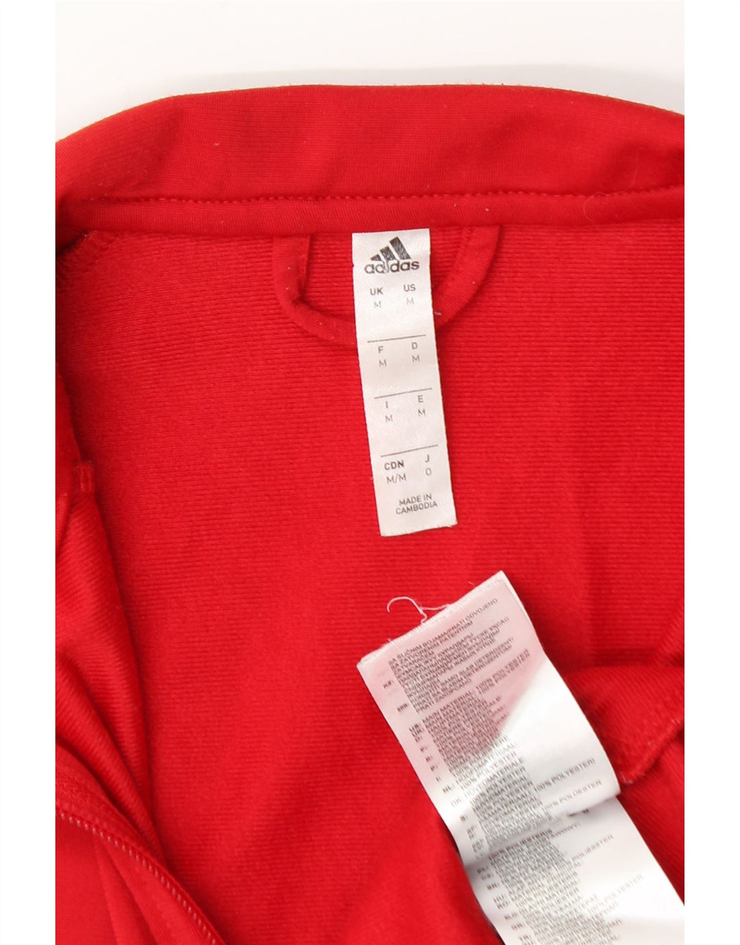 Ανδρική φόρμα Adidas Top Jacket Μεσαίο κόκκινο πολυεστέρα