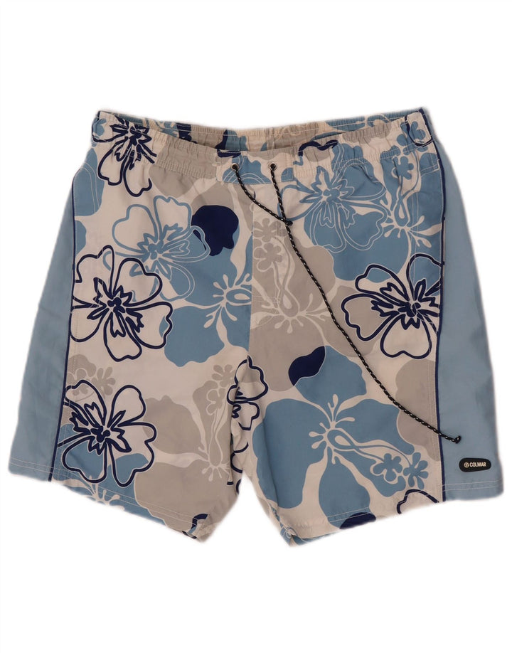 Ανδρικό σορτς κολύμβησης Colmar IT 48 Medium Blue Floral Polyester