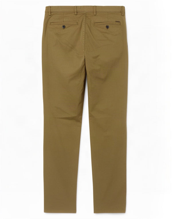 Massimo Dutti Ανδρικό παντελόνι Chino με κανονική εφαρμογή EU 44 Large W34 L32 Khaki
