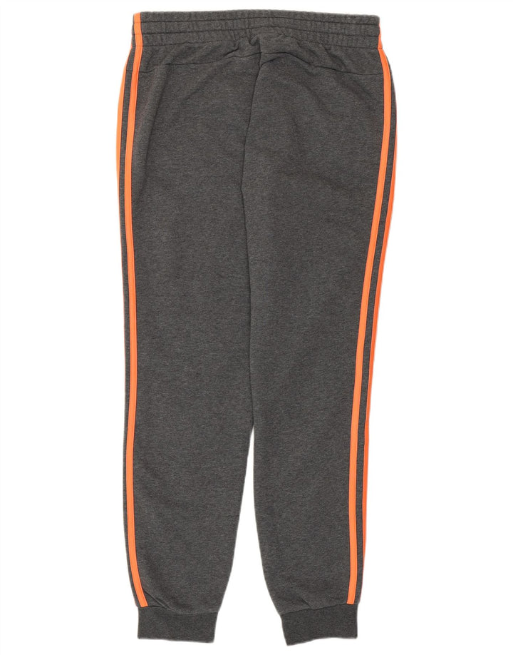 Γυναικεία αθλητική φόρμα ADIDAS Παντελόνι Joggers UK 12/14 Μεσαίο γκρι βαμβακερό