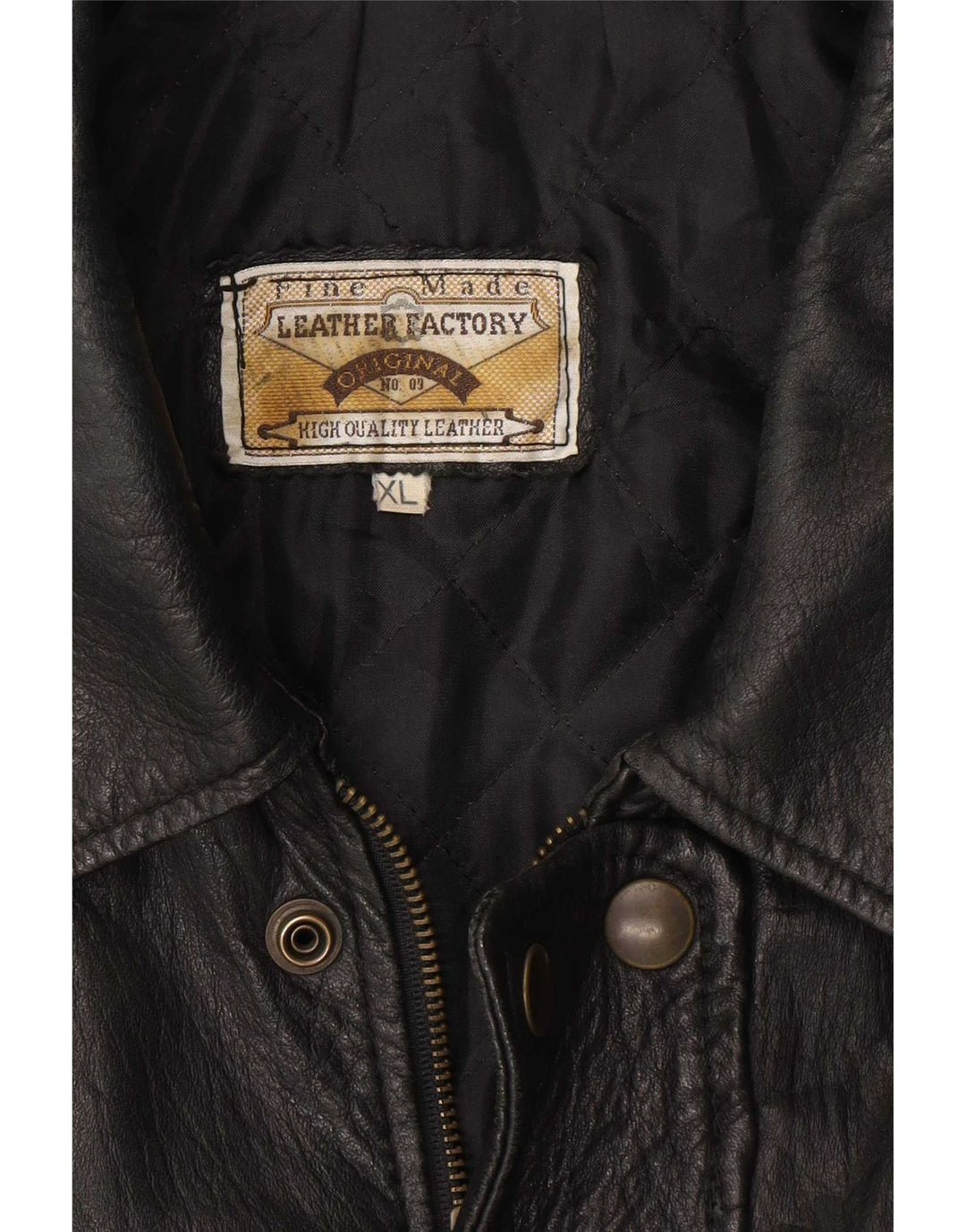 Vintage Ανδρικό Δερμάτινο Μπουφάν UK 42 XL Μαύρο