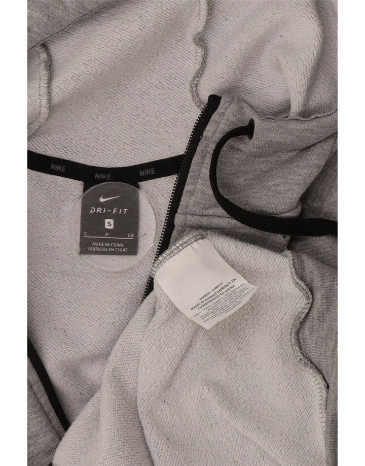Ανδρικό πουλόβερ Nike με φερμουάρ Dri Fit με κουκούλα από πολυεστέρα