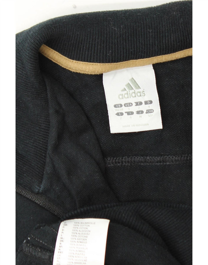 Ανδρική φόρμα ADIDAS Top Jacket UK 36/38 Μικρό μαύρο βαμβακερό