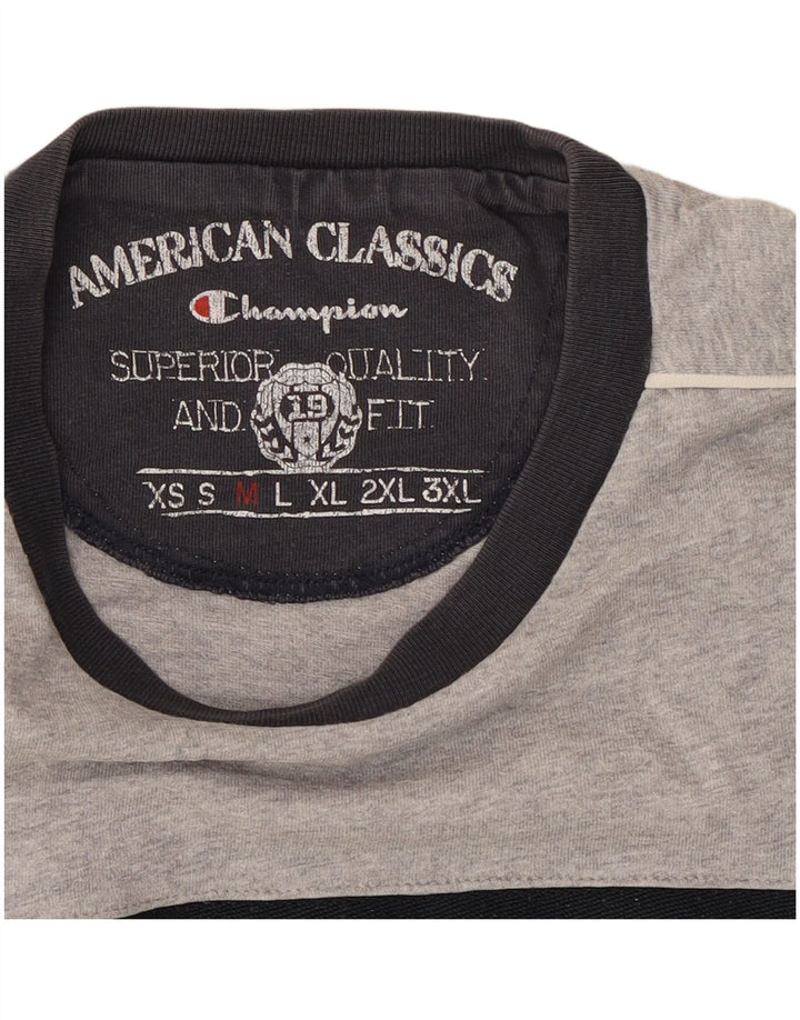 Ανδρικό T-Shirt Champion Top Medium Grey Colourblock