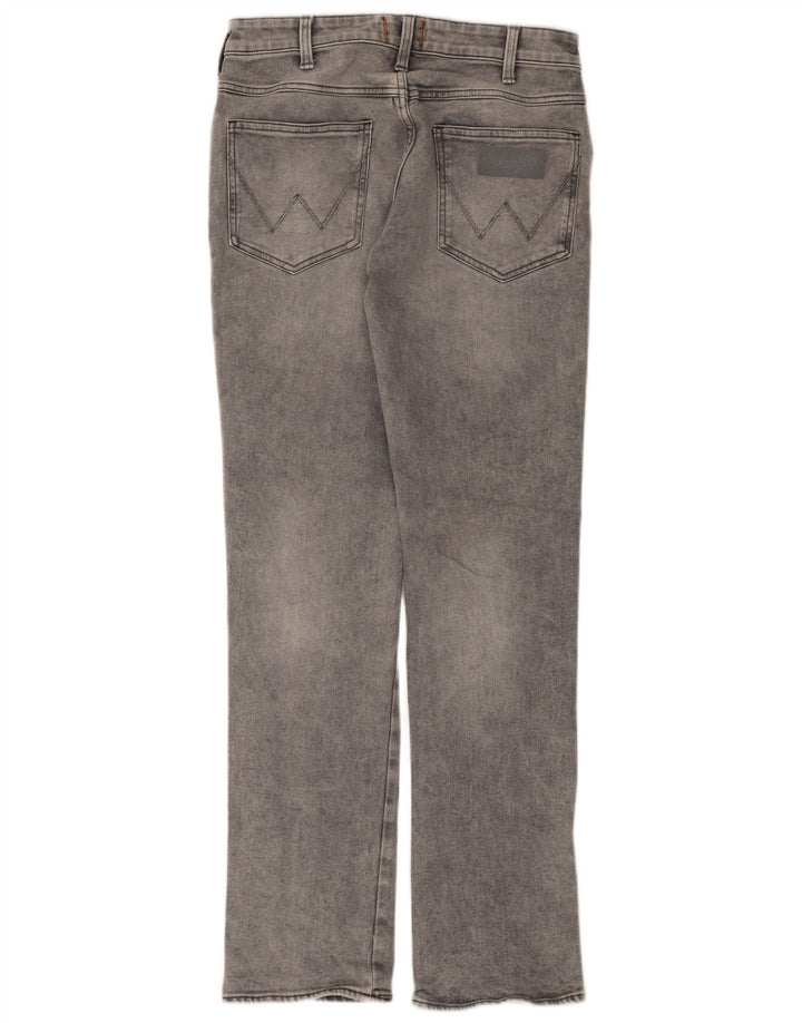 Ανδρικό τζιν Wrangler Zathan Straight W30 L32 Γκρι βαμβακερό