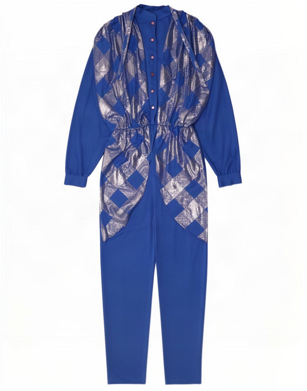 Anna Lugli Γυναικεία Ολόσωμη φόρμα IT 42 Medium Blue Geometric Polyester