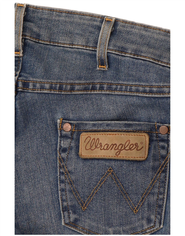 WRANGLER Womens Iris Bootcut Jeans W29 L29 Blue Cotton