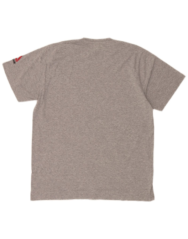Reebok Ανδρικό T-Shirt Ireland Graphic Top XL Γκρι βαμβακερό