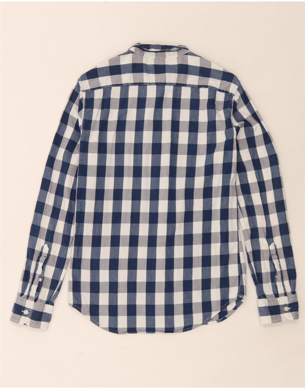 Ανδρικό πουκάμισο Levi's Slim Fit Small Navy Blue Gingham Cotton