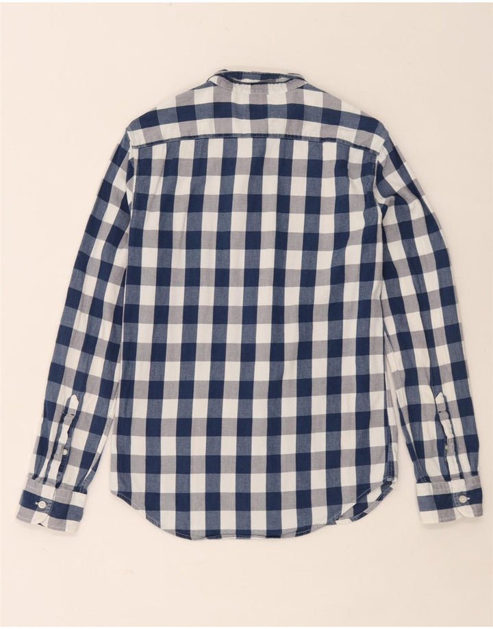 Ανδρικό πουκάμισο Levi's Slim Fit Small Navy Blue Gingham Cotton