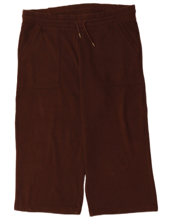 Marks & Spencer Γυναικεία αθλητική φόρμα παντελόνια UK 22 3XL καφέ πολυεστέρας