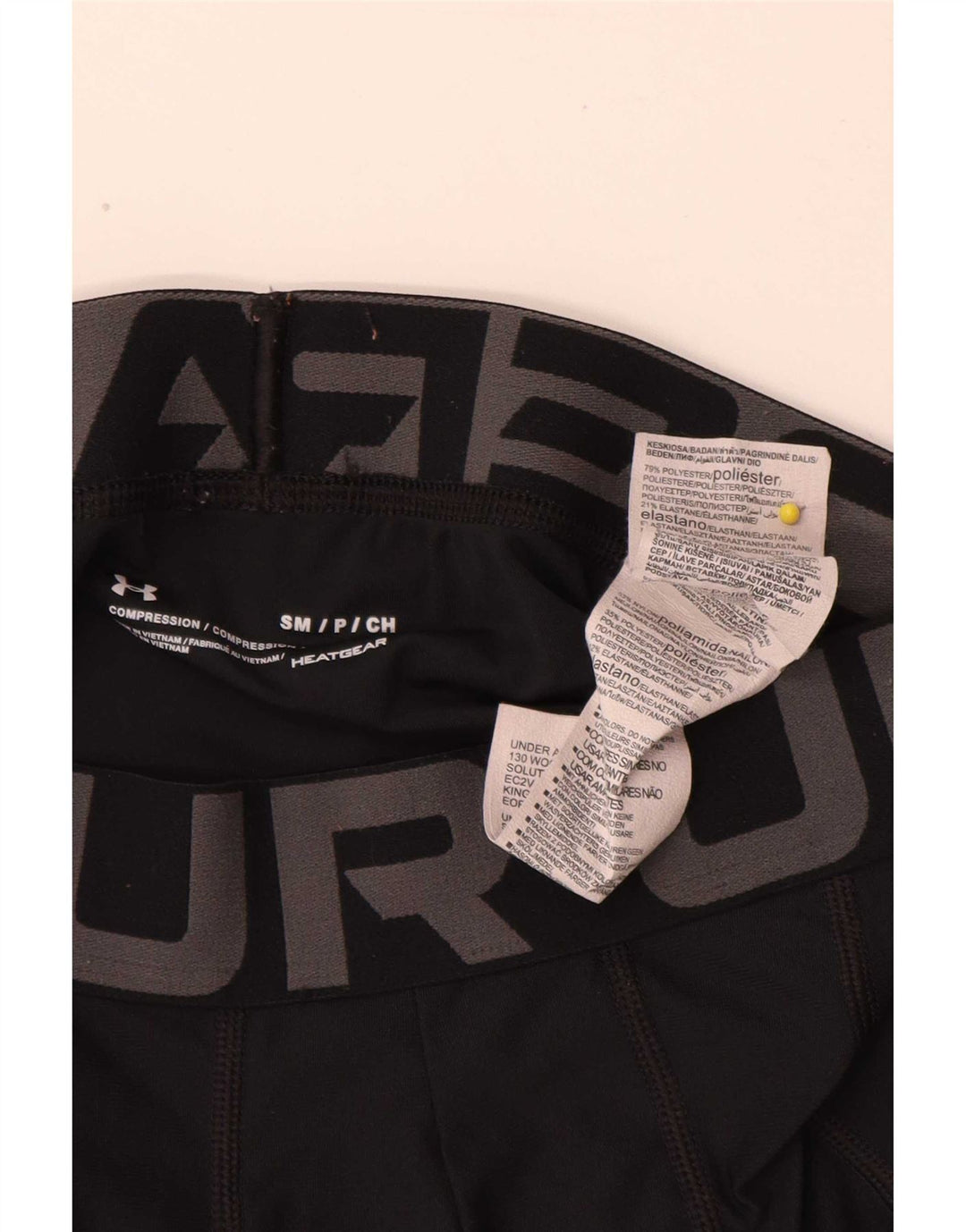 Under Armour Ανδρικό γραφικό αθλητικό σορτς ποδηλασίας μικρό μαύρο πολυεστέρα