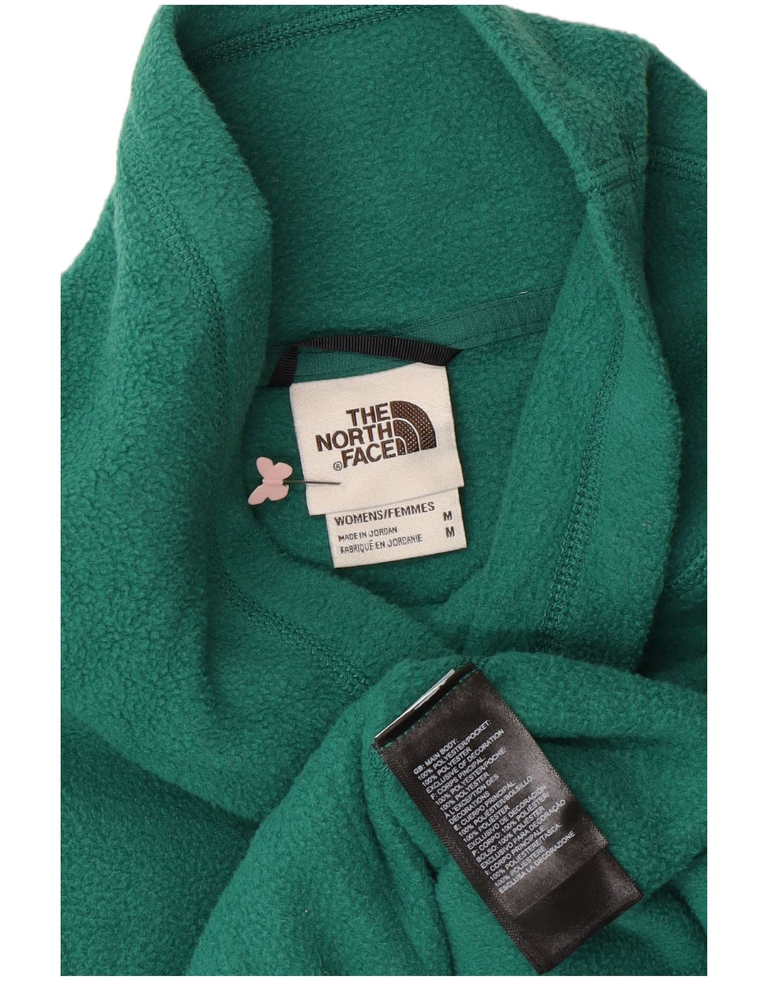 THE NORTH FACE Γυναικείο Fleece Jumper UK 14 Medium Green Polyester
