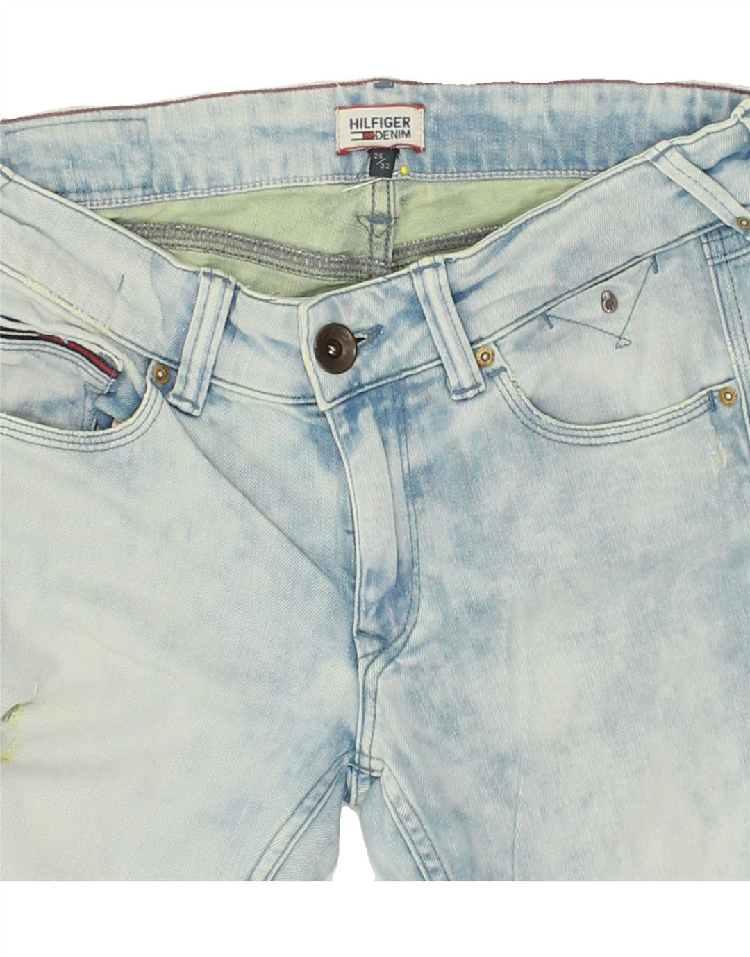 TOMMY HILFIGER Womens Slim Jeans W28 L29 Blue Vintage Tommy Hilfiger and Second-Hand Tommy Hilfiger from Messina Hembry 