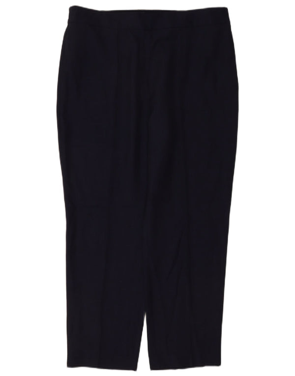 Marks & Spencer Γυναικείο κωνικό παντελόνι Chino UK 18 XL W38 L28 Navy Blue