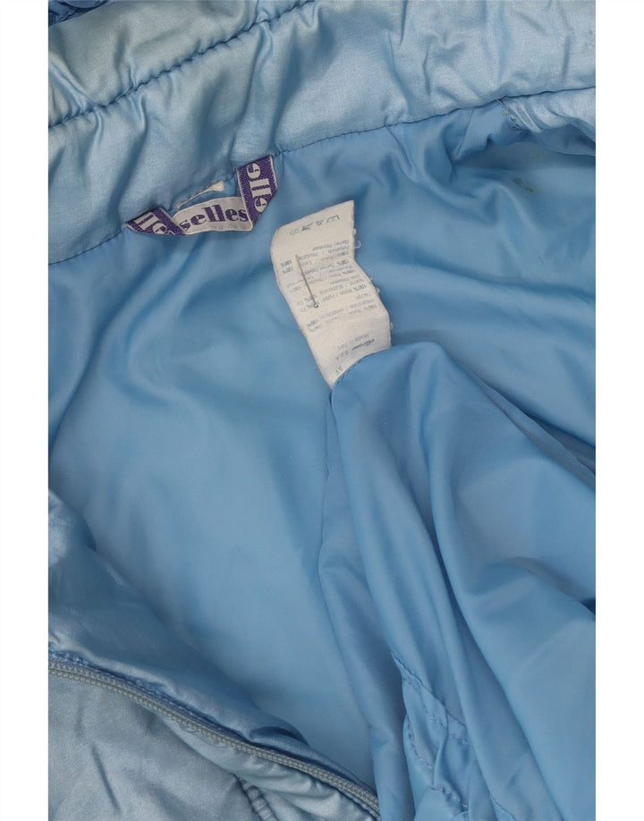 Ανδρικό μπουφάν Ellesse με κουκούλα με επένδυση UK 38 Medium Blue Colorblock Nylon