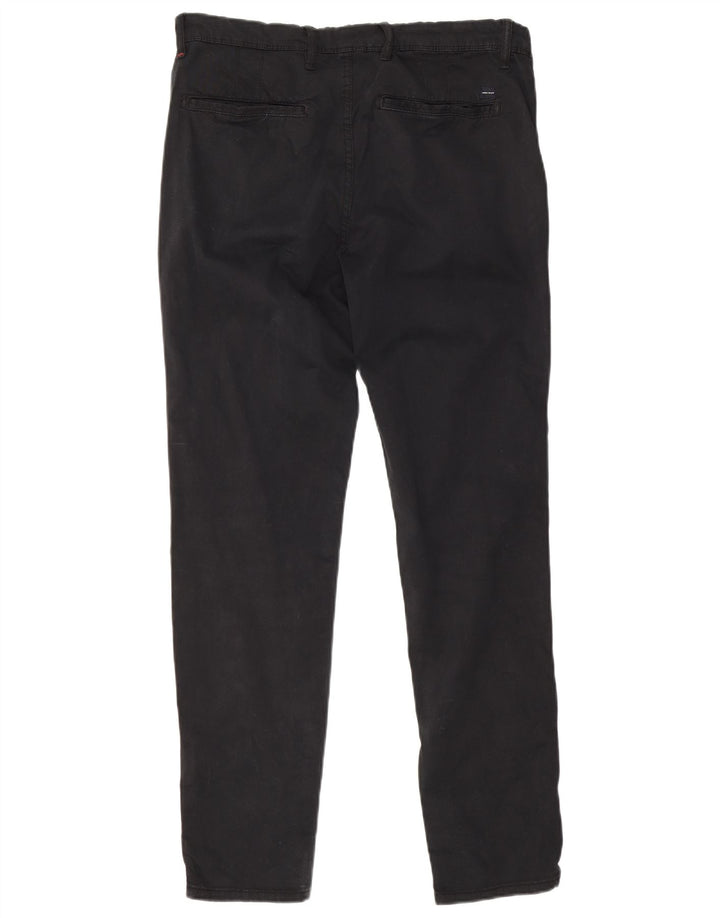 Zara Ανδρικό παντελόνι Chino Slim EU 40 Medium W31 L30 Μαύρο