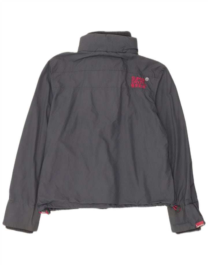 Superdry Γυναικείο Windcheater Rain Jacket UK 42 XL Grey Nylon