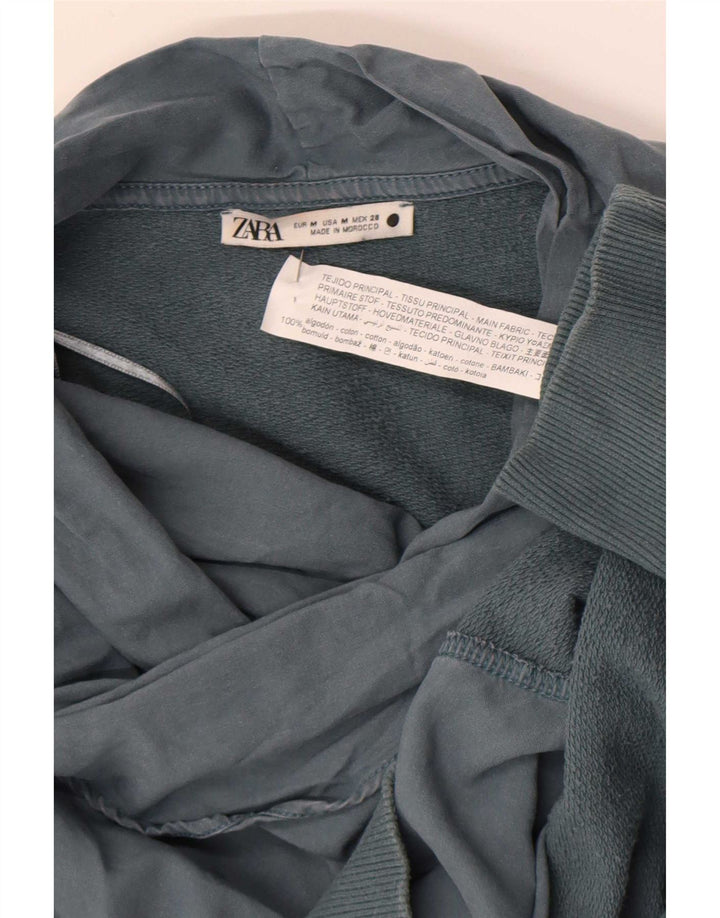 Zara Γυναικείο Φούτερ μεγάλου μεγέθους Jumper UK 14 Μεσαίο γκρι βαμβακερό