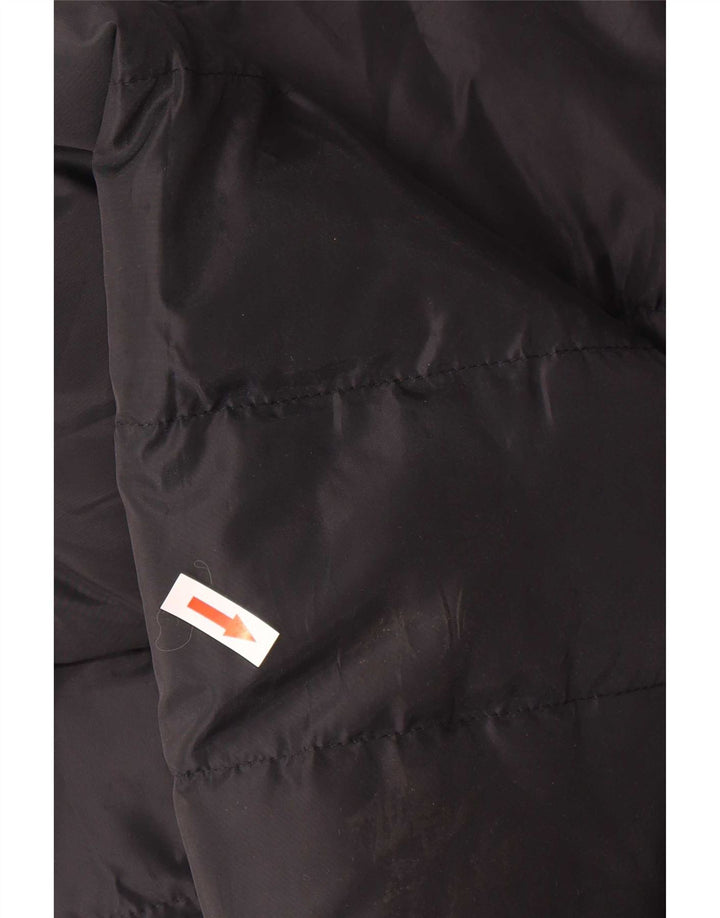 Μπουφάν Kappa Boys Graphic Padded Jacket 13-14 Years 2XL Black Polyester