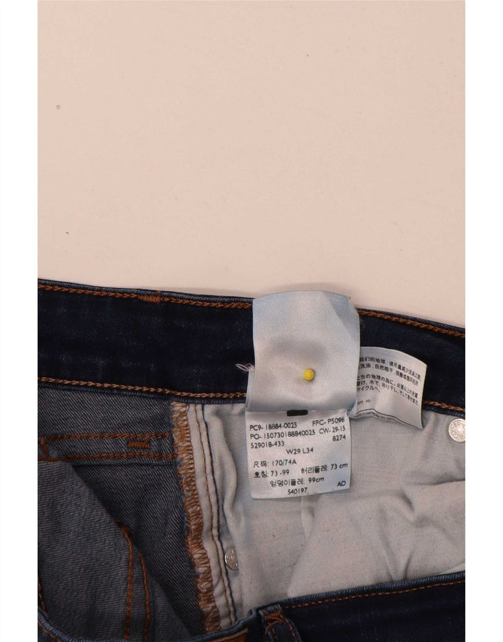 Levi's Womens 712 Slim Jeans W29 L29 Navy Blue