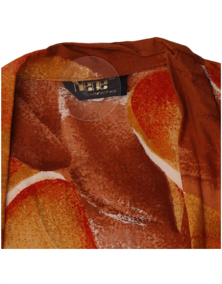 Rene Γυναικείο Μπουφάν Blazer 1 Κουμπί IT 44 Μεσαίο Καφέ Floral