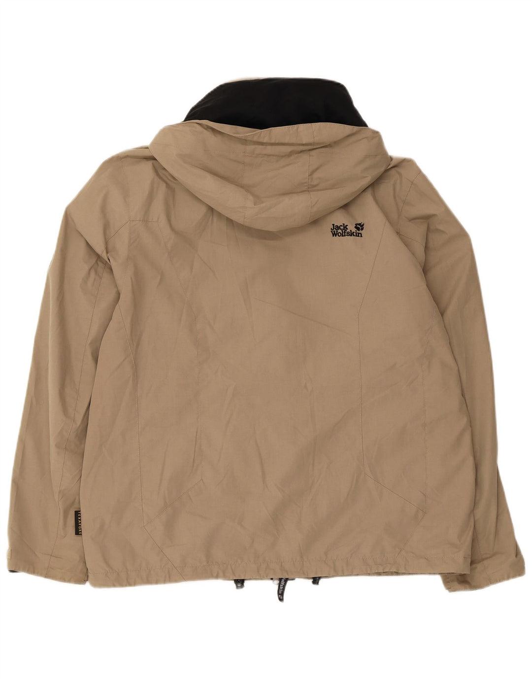 Jack Wolfskin Ανδρικό μπουφάν βροχής με κουκούλα UK 36/38 Medium Beige Polyester