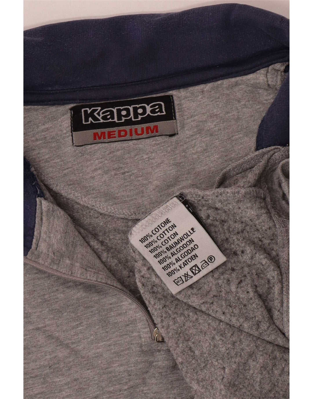 Γυναικείο γραφικό φούτερ Kappa Jumper UK 14 Medium Grey Colourblock