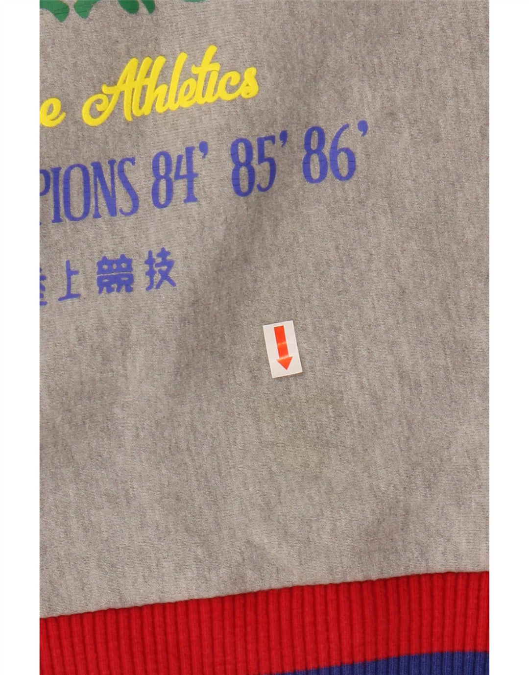 Γυναικείο γραφικό φούτερ SUPERDRY Jumper UK 8 Small Grey Colourblock