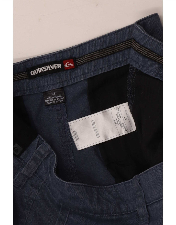 Ανδρικό σορτς Chino Quiksilver W33, μεσαίο μπλε βαμβακερό