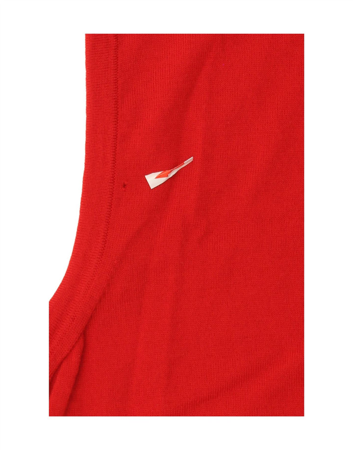 Vintage ανδρικό γιλέκο Tank Top EU 48 Μεσαίο κόκκινο μαλλί