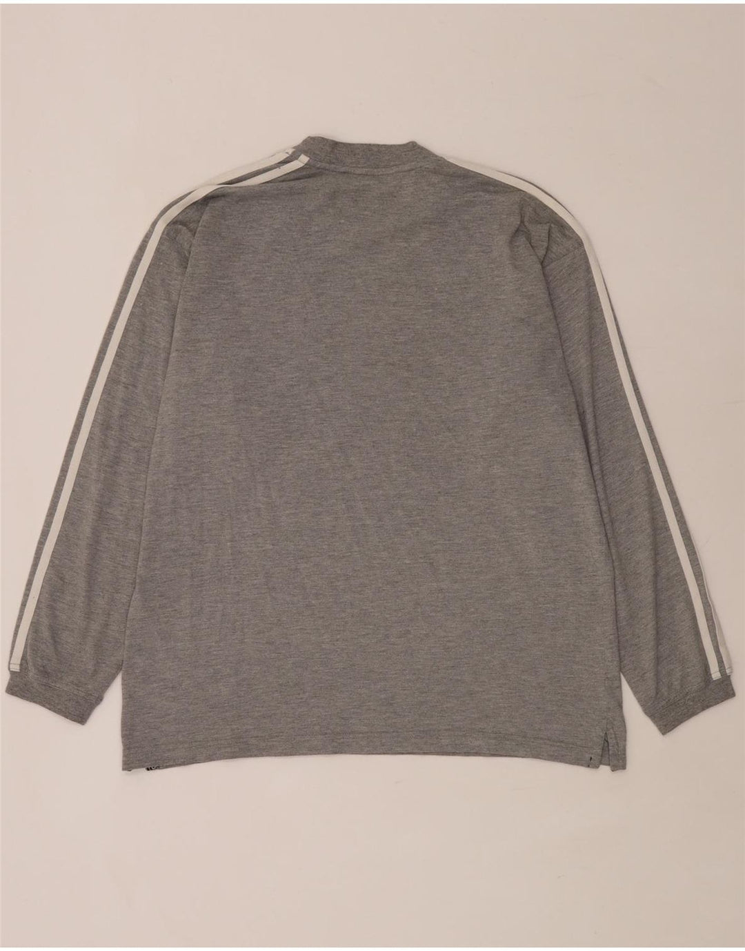Ανδρικό τοπ Adidas μακρυμάνικο UK 38/40, μεσαίο γκρι βαμβάκι