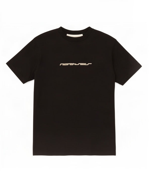 Ανδρικό γραφικό T-Shirt North Sails Top μεγάλο μαύρο βαμβακερό