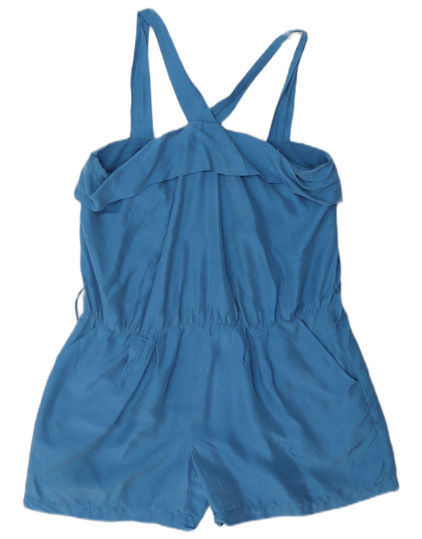 Reiss Γυναικείο Playsuit UK 12 Medium Blue Silk