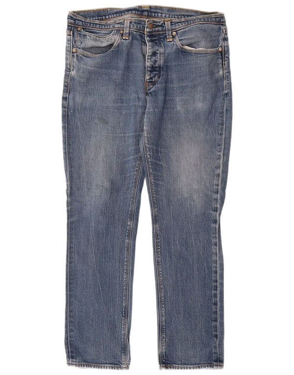 Levi's Womens 511 Slim Jeans W36 L29 Blue Cotton